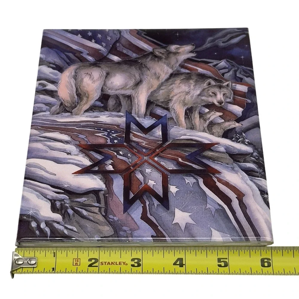 Jody Bergsma Wolf Ceramic Art Tile 8